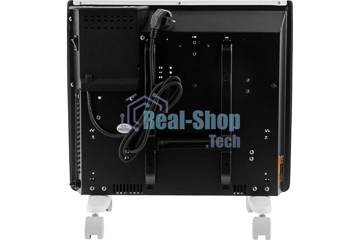 Конвектор гибридный Denzel HybridX-1000 белый, 1000 Вт, 20 м2, термостат, дисплей