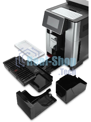 Кофемашина автоматическая DeLonghi ECAM610.55.SB черный/серебристый, исп. кофе - молотый/зерновой, 2.2 л, 1450 Вт, 19 Бар