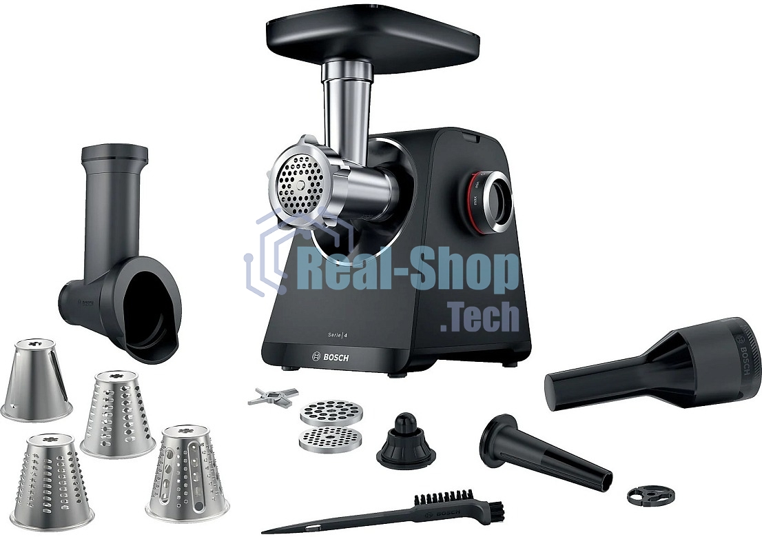 Мясорубка электрическая Bosch MFWS440B, 1900W, черный