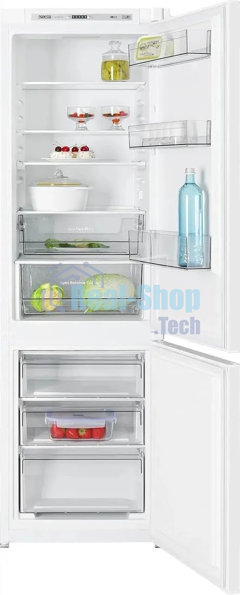 Встраиваемый холодильник Atlant ХМ-4319-101 белый двухкамерный 175/70л морозилка снизу