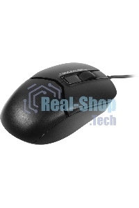 Мышь проводная A4Tech Fstyler FM12S черный, 1200 dpi, USB, кнопки - 3