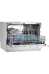 Посудомоечная машина Weissgauff TDW 4017 DS, серебристый/черный, 55 см, 6 компл., 49 дБ, класс A+