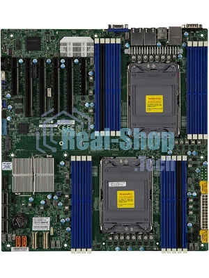 Материнская плата серверная Supermicro X12DPI-NT6-B, сокет LGA4189, Intel C621A, DDR4 ECC, 18xDDR4, 4xPCIe 4.0 x16, 2xPCIe x8, M.2, 14xSATA, 2x10GbE, 4xUSB 3.2, VGA, COM, E-ATX