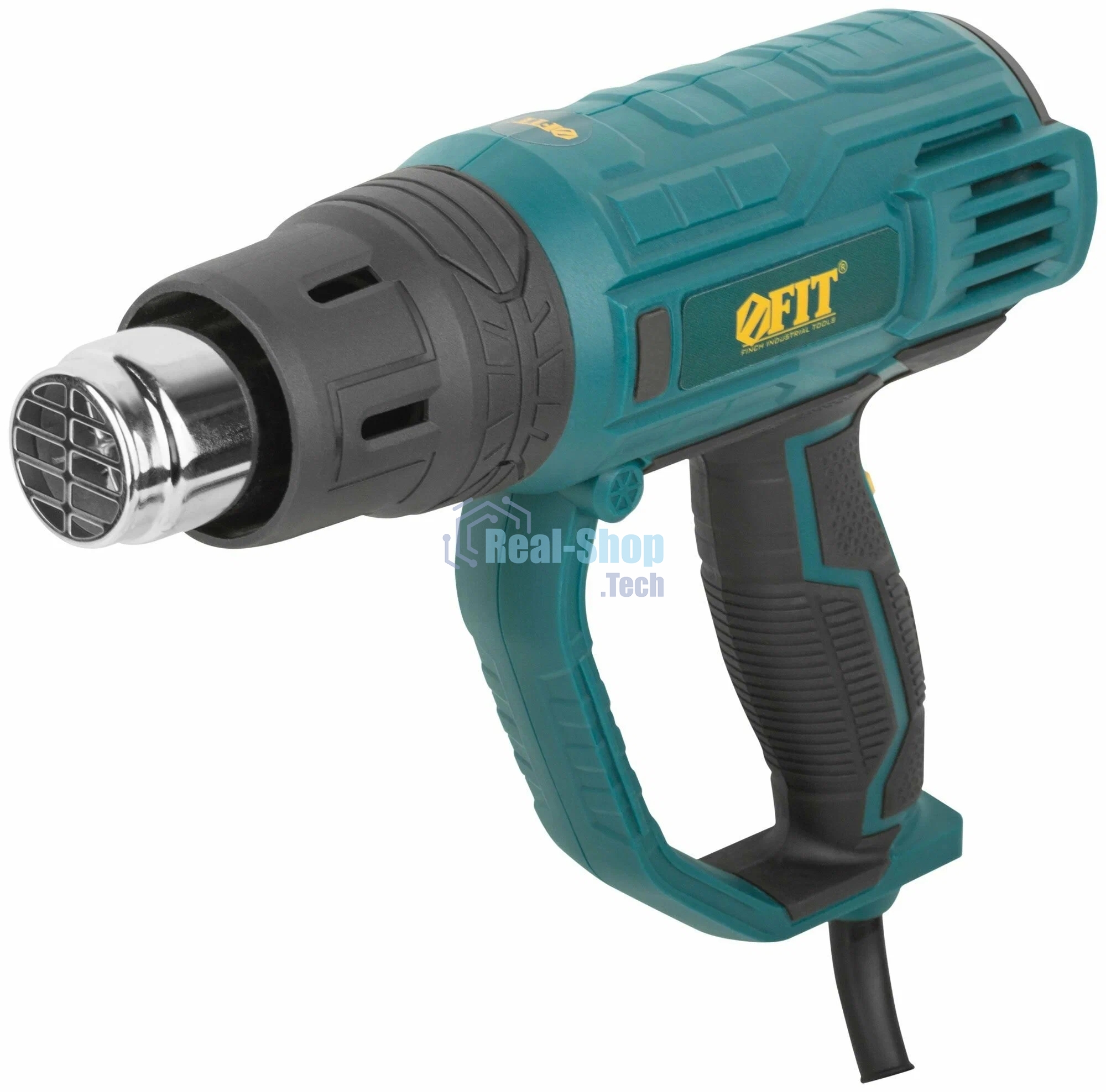 Фен технический FIT HG-2003 2000 Вт, 350/600 °C, 300/500 л/мин, рез. накл., коробка