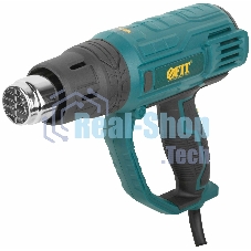 Фен технический FIT HG-2003 2000 Вт, 350/600 °C, 300/500 л/мин, рез. накл., коробка