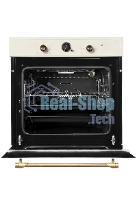 Духовой шкаф электрический встраиваемый Zigmund & Shtain E 138 X бежевый