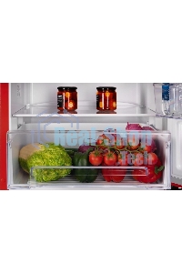 Холодильник Nordfrost NRB 161NF R красный двухкамерный 170/105 л морозилка снизу