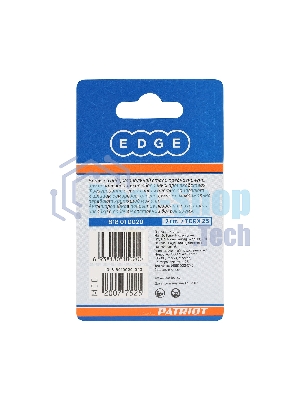 Бита EDGE by PATRIOT T25, сталь S2, длина 25 мм, 2шт в блистере