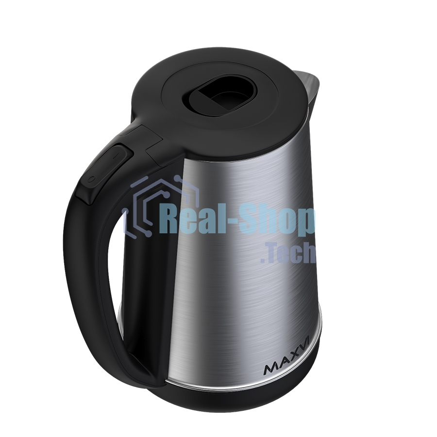 Чайник электрический Maxvi KE1822S silver-black