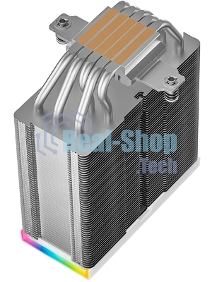 Кулер для процессора DEEPCOOL AK500S DIGITAL SE WH LGA20XX/1700/1200/115X/AM5/AM4 (12шт/кор, TDP 240W, PWM, Fan 120мм, 5 тепл. трубок, Copper Base, белый) RET (R-AK500S-WHADMN-GJD)