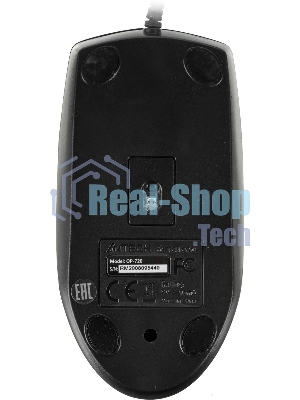 Мышь проводная A4Tech OP-720 черный, 1000 dpi, PS/2, кнопки - 3