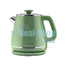 Чайник электрический Galaxy Line GL 0331, зеленый, пластик, двойная стенка из нержавеющей стали AISI 304 и пищевого пластика, 2200 Вт, 1,8 л, индикатор работы