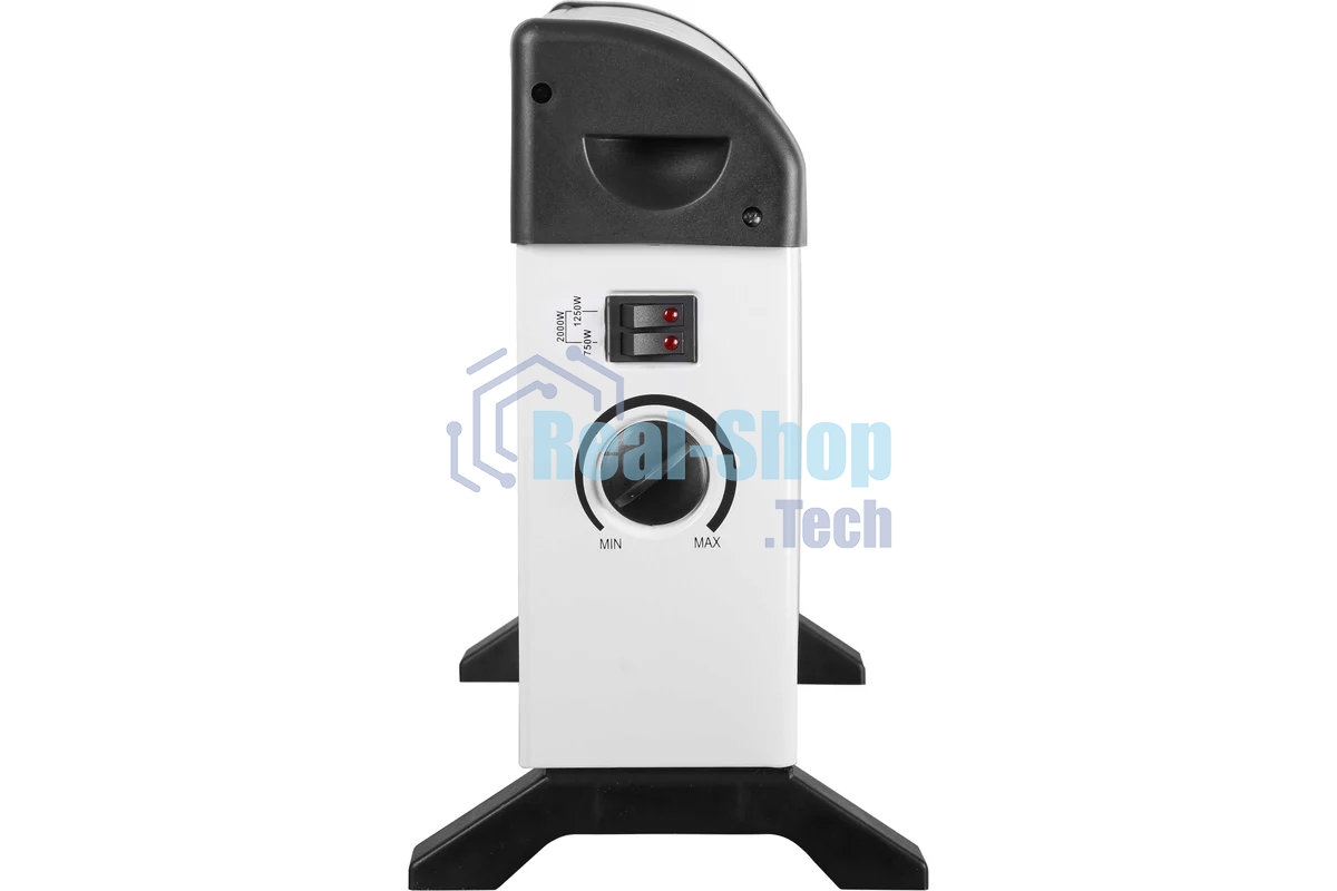 Конвектор Eurolux ОК-EU-2000C белый, 2000 Вт, 25 м2, термостат