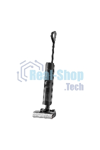 Моющий пылесос вертикальный Dreame H13 Pro, черный/черный, питание от аккумулятора, 250 Вт, уборка влажная и сухая, пылесборник контейнер 0.7 л, работа от АКБ max 40 мин