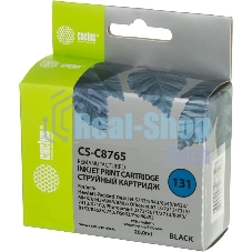 Картридж струйный Cactus CS-C8765 №131 черный (20 мл) для HP DJ 5743/5943/6543/6623/6843/6943/6983/9803/7213/7313/7413/K7103/PS 2573/2613/2713/8053/8153/8453/8753/D5063/Pro B8353