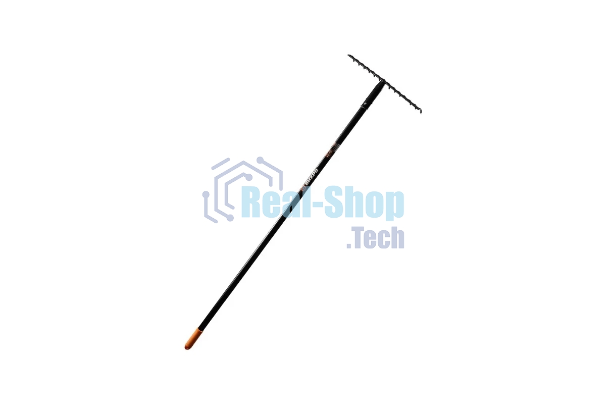 Грабли прямые ВИХРЬ 14 зубьев, сталь, с металлическим черенком 73/7/1/13