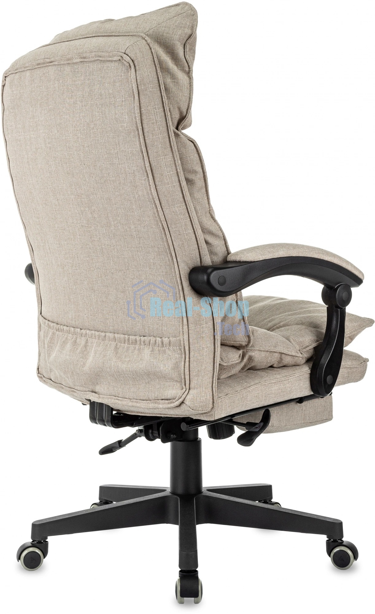 Кресло руководителя Бюрократ CH-820MSG-F бежевый 38-402 крестов. пластик подст. для ног