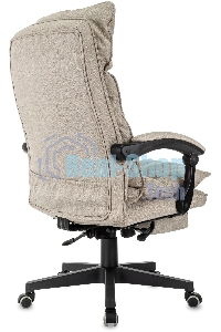 Кресло руководителя Бюрократ CH-820MSG-F бежевый 38-402 крестов. пластик подст. для ног