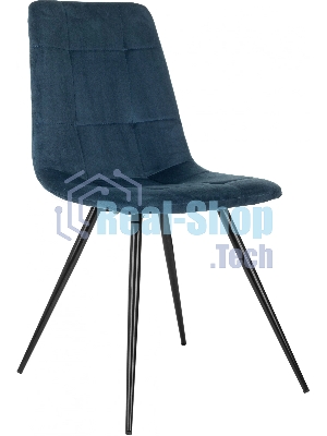 Стул для дома Бюрократ CH-K1_4 комплект 4 шт синий Holland 58 металл черный на ножках