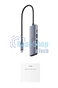 USB-концентратор CUDY 5-IN-1 USB-C Hub with 4K HDMI