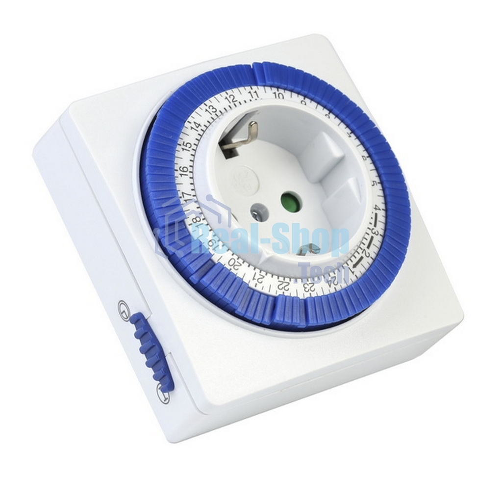 Розетка Smartbuy (SBE-STM1) таймер механический, 3600 Вт