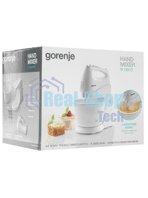 Миксер Gorenje M450WS, 450 Вт,, 5 скоростей, белый