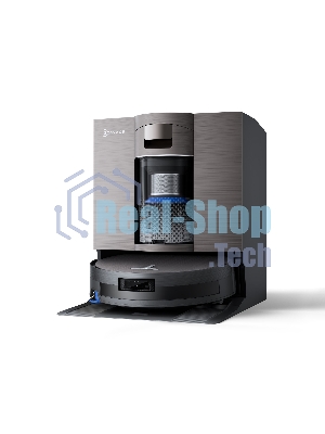 Робот-пылесос Ecovacs Deebot X11 OmniCyclone черный/коричневый, 6400 мА*ч Li-Ion, уборка сухая/влажная, пылесборник контейнер 0.22 л