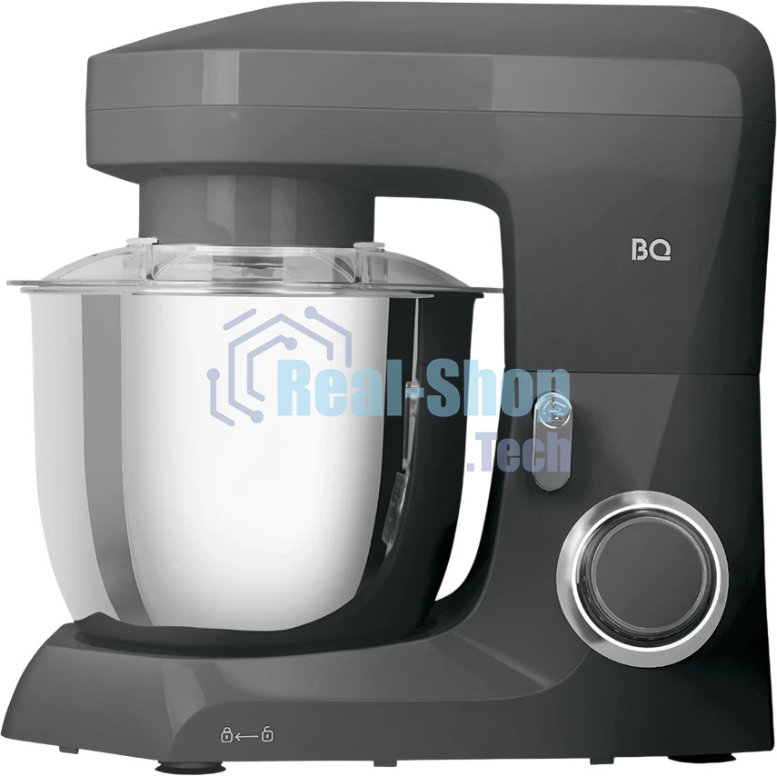 Миксер BQ MX342 серый, стационарный, 1600 Вт, 4.5 л, 10 скоростей