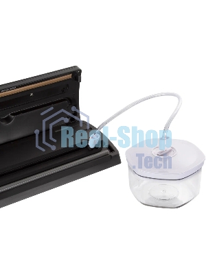 Вакуумный упаковщик Redmond RVS-M020 120Вт серебристый/черный
