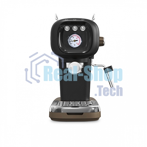 Кофеварка эспрессо BQ CM2004 черный, исп. кофе - молотый, 0.6 л, 1100 Вт, 20 бар