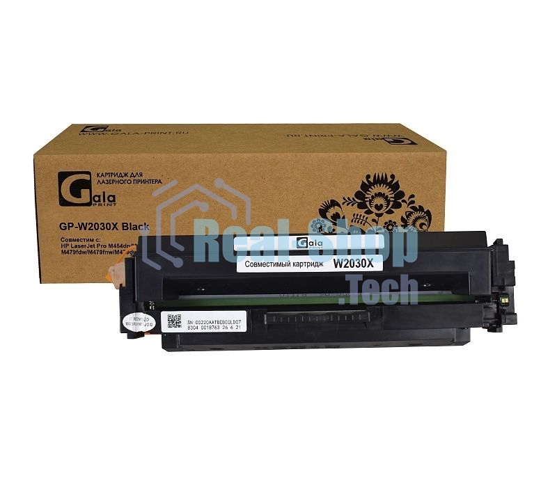 Картридж лазерный GalaPrint GP-W2030X (415X) черный с эмулятором (7500 стр) для HP LaserJet Pro M454dn/M454dw/M479fdw/M479fnw/M479dw/M479fdn