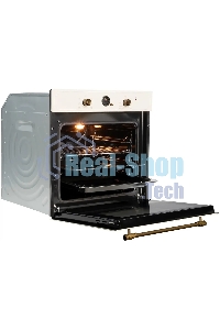 Духовой шкаф электрический встраиваемый Zigmund & Shtain E 138 X бежевый