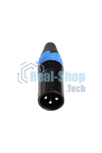 Комплект кабельных разъемов Wize WXLR-3PM-5 XLR 3 pin, (вилка), 5 шт. в комплекте