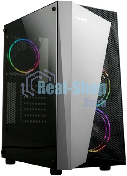 Компьютерный корпус ZALMAN S4 Plus, ATX, черный, WINDOW, 1x5.25