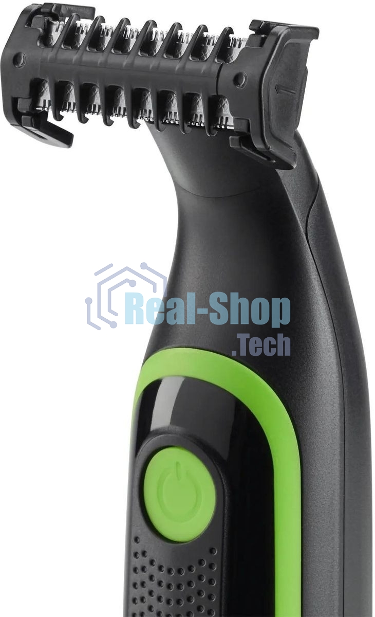 Машинка для стрижки Polaris PHC 0303RB черный/лайм 240Вт