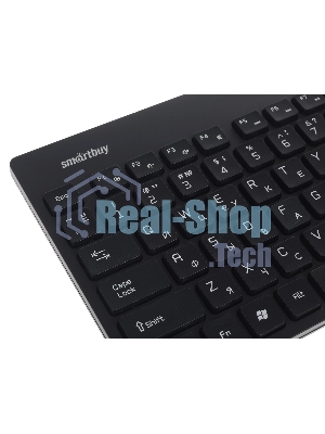 Комплект клавиатура+мышь Smartbuy 220349AG беспроводной, USB, 1600 DPI, чёрный