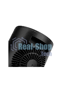 Тепловентилятор керамический Denzel DTFC-1200S, черный, 600/1200 Вт, 12 м2, 3 режима, термостат