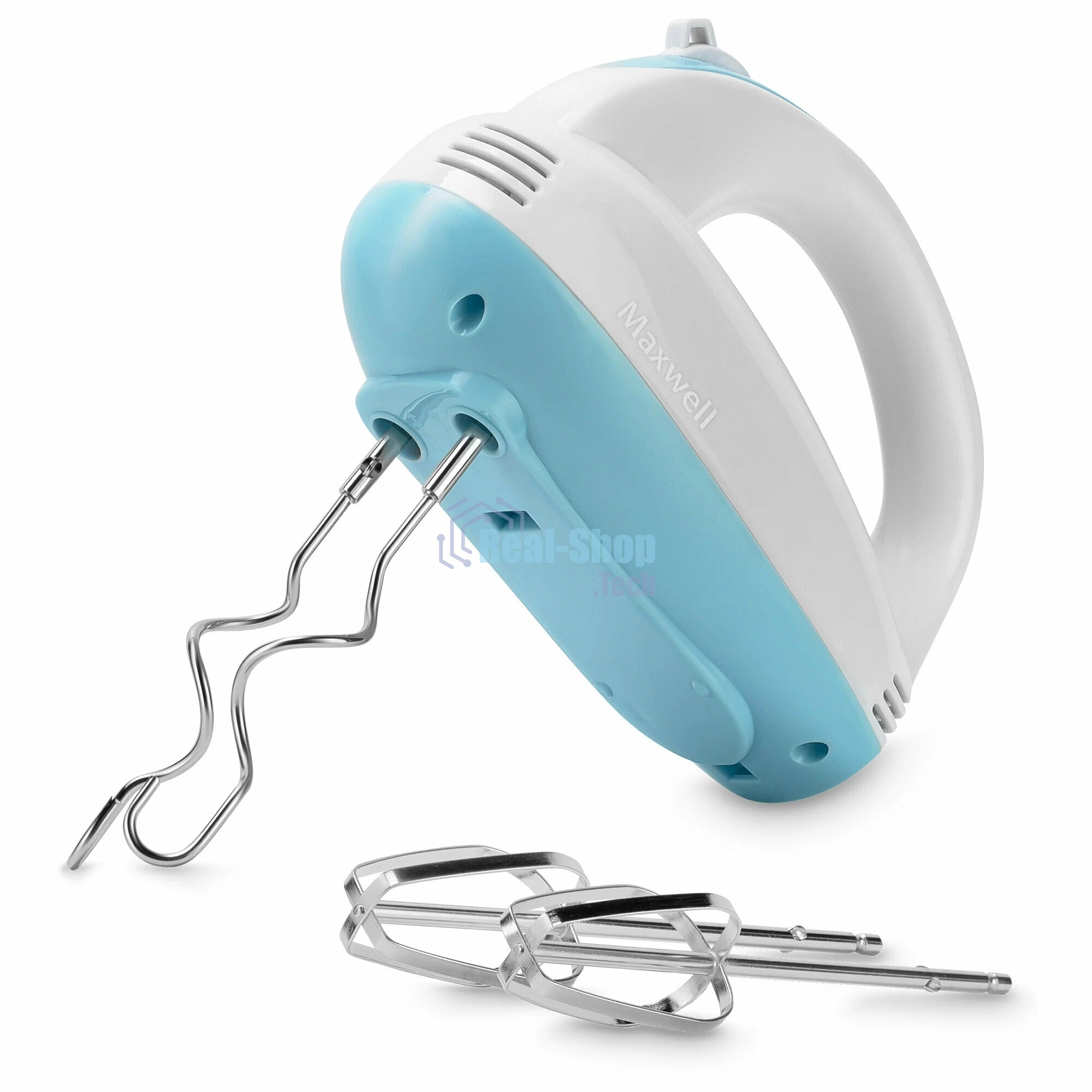 Миксер Maxwell MW-1360(W) Мощность 300 Вт.5 скорост. режимов.Номинальная потребляемая мощность 120 В