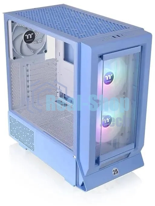 Компьютерный корпус Thermaltake Ceres 350 MX голубой без БП E-ATX 2x140мм 2xUSB 3.0 audio bott PSU
