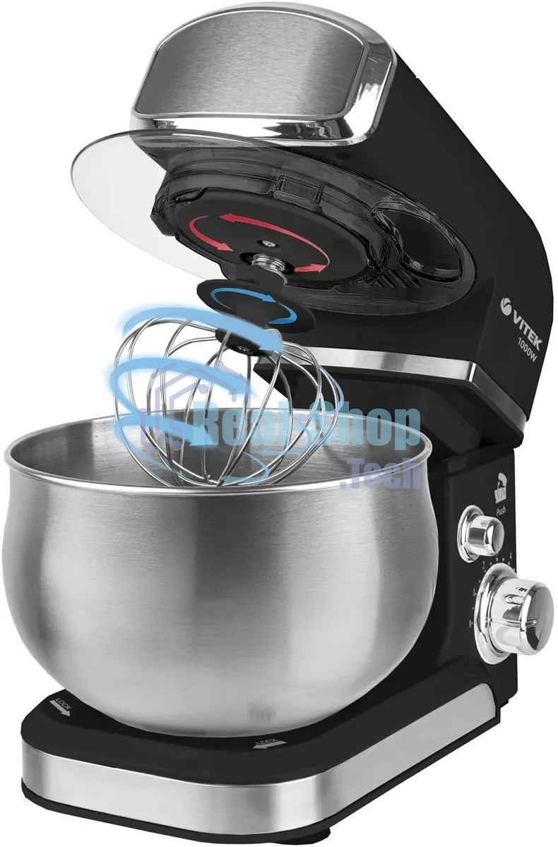 Кухонная машина Vitek Midnight VT-4116 черный/стальной