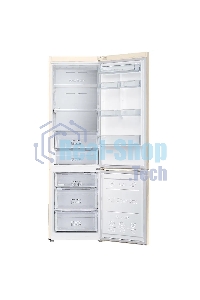 Холодильник Samsung RB37A5271EL/WT, бежевый двухкамерный 269/98л морозилка снизу, No Frost