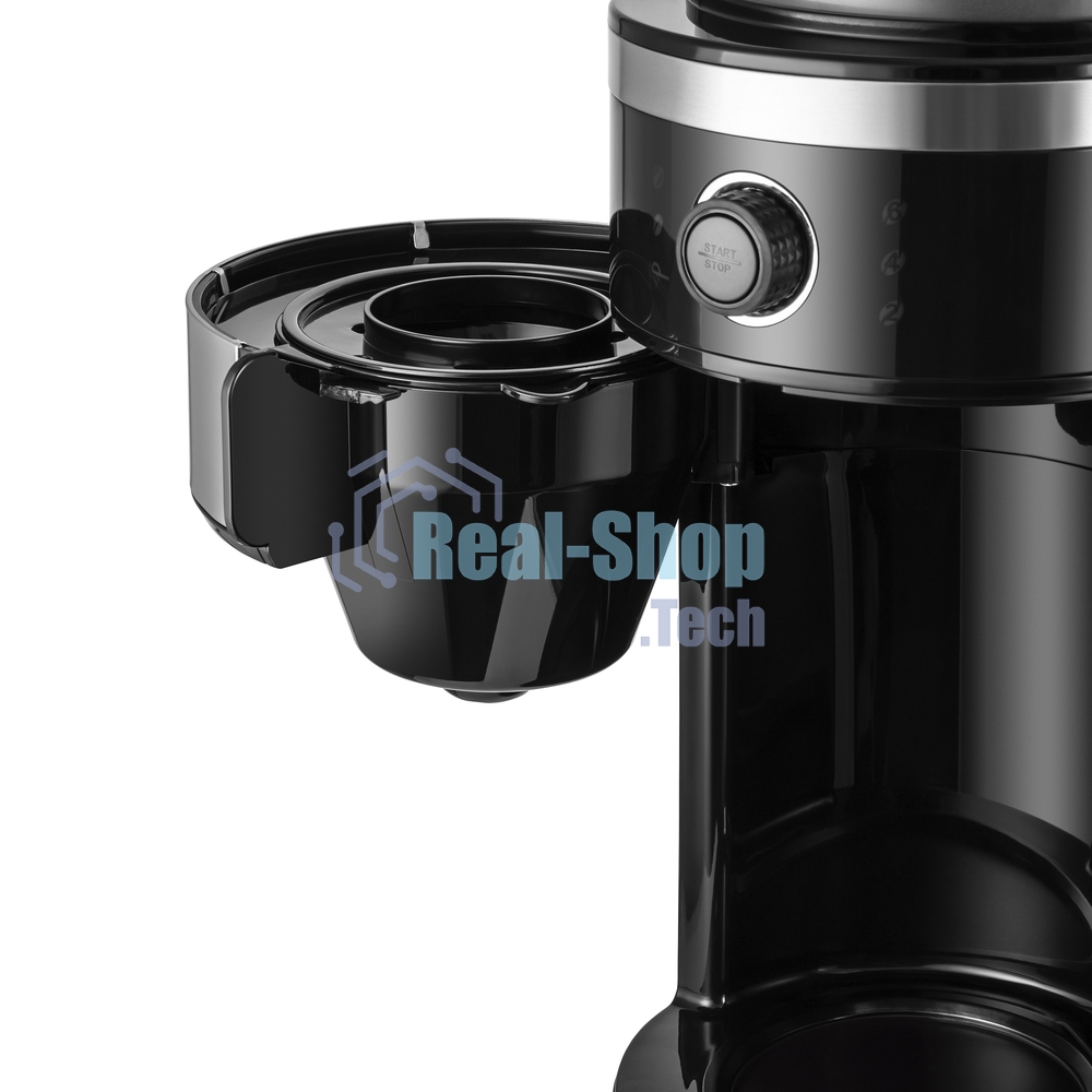 Кофеварка капельная Maunfeld MF-731BK черный, исп. кофе - зерновой/молотый, 0.83 л, 820 Вт.