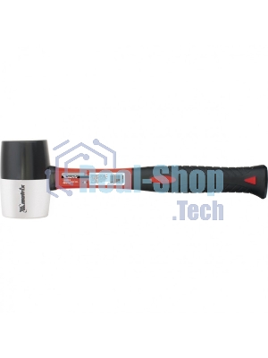 Киянка Matrix 11171 резиновая, 450 г, чернобелая резина, фибергласовая рукоятка