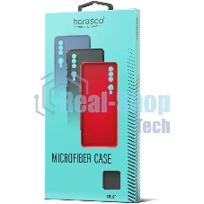 Чехол (клип-кейс) BORASCO Microfiber Case, для Xiaomi Poco M4 Pro, красный