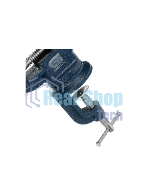 Тиски слесарные Сибртех, настольные, поворотные, ширина рабочих губок 50 мм, наковальня