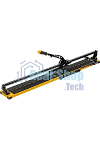 Плиткорез рельсовый Denzel 1200х16мм, каретка на подш., стальная станина, усил. рукоятка-пенал