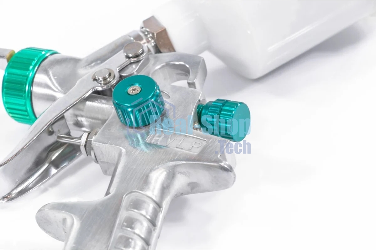 Краскопульт пневматический STELS ag 810 hvlp 57361гравитационный сопло 0.8мм и 1мм