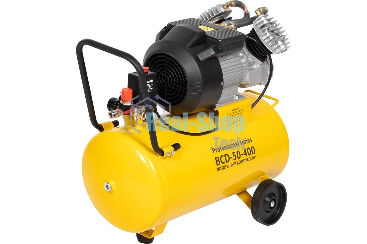 Компрессор воздушный поршневой масляный Ballu BCD-50-400 желтый