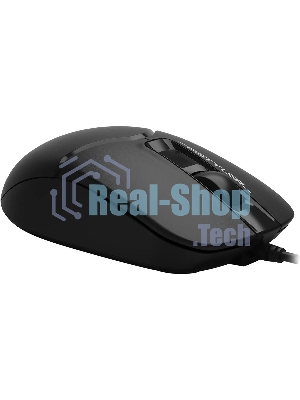 Мышь проводная A4Tech Fstyler FM12S черный, 1200 dpi, USB, кнопки - 3