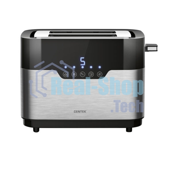 Тостер Centek CT-1423 нержавеющая сталь, 920 Вт, 2 слота